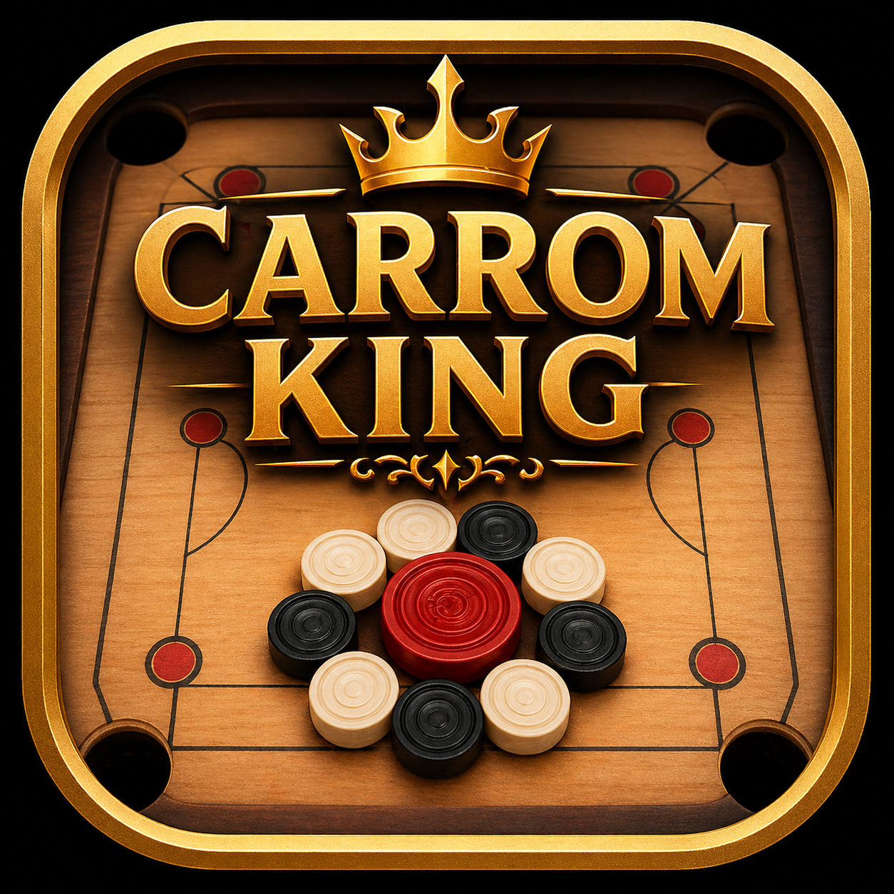 Carrom King Game Icon